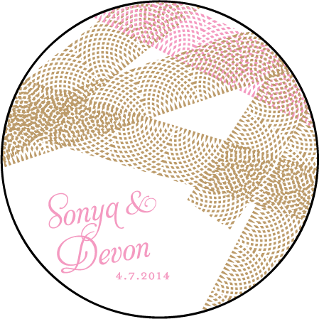 New Washi Letterpress Coaster Design Medium