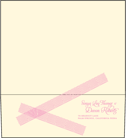 New Washi Letterpress Envelope Design Medium
