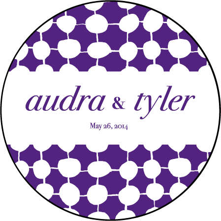 Nola Dots Letterpress Coaster Design Medium