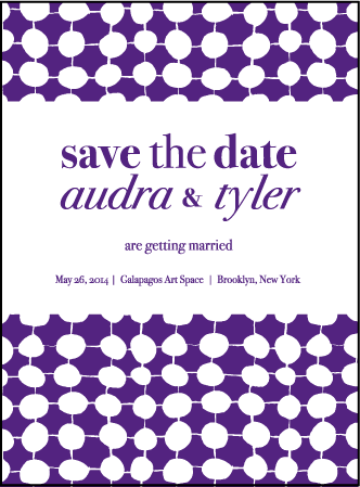 Nola Dots Letterpress Save The Date Design Medium