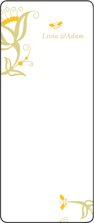Nouvina Letterpress Program Tea Design Medium