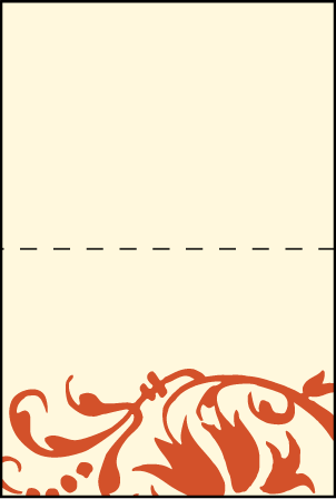 Odessa Letterpress Placecard Fold Design Medium