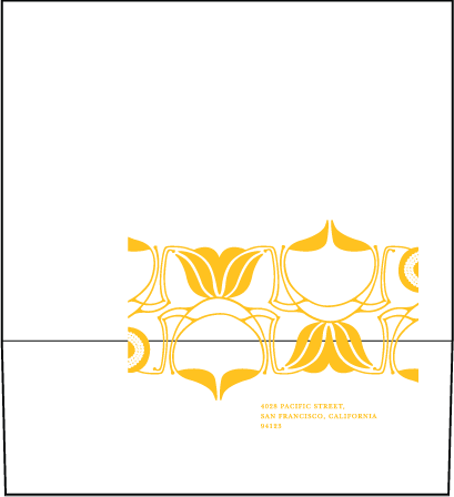 Onalisse Letterpress Envelope Design Medium