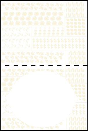 Organic Letterpress Placecard Fold Design Medium