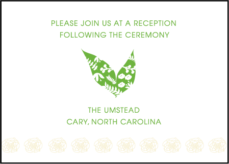 Organic Letterpress Reception Design Medium