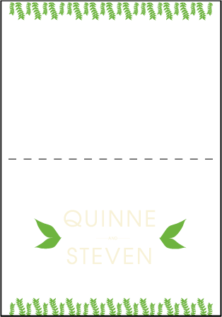 Organic Letterpress Thank You Card Fold Design Medium