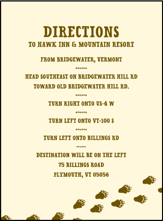 Overlook Letterpress Direction Design Medium
