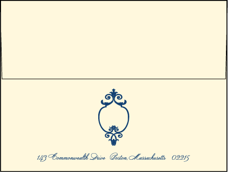 Palais Letterpress Envelope Design Medium