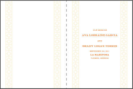 Palmas Letterpress Program Design Medium