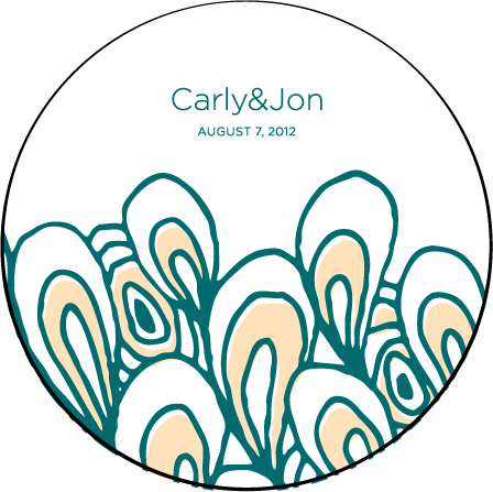 Panache Letterpress Coaster Design Medium