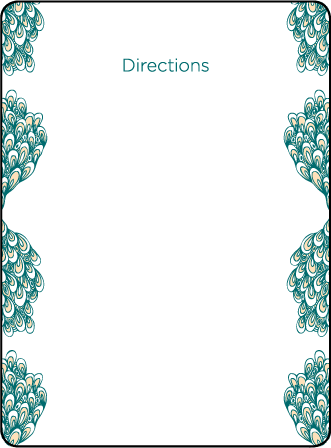 Panache Letterpress Direction Design Medium