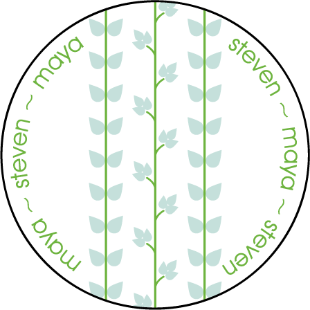 Papillon Letterpress Coaster Design Medium