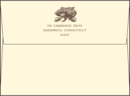 Pavilion Letterpress Envelope Design Medium