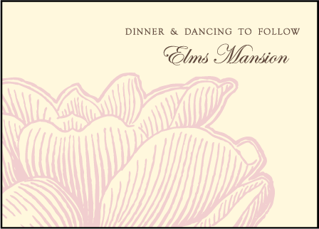 Pavilion Letterpress Reception Design Medium