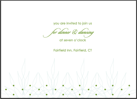 Petaline Letterpress Reception Design Medium