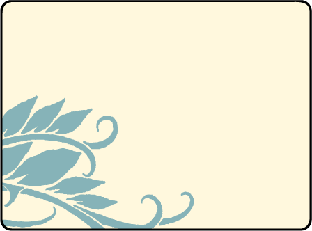 Pochoir Letterpress Placecard Flat Design Medium