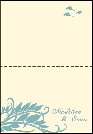 Pochoir Letterpress Thank You Card Flat Design Medium