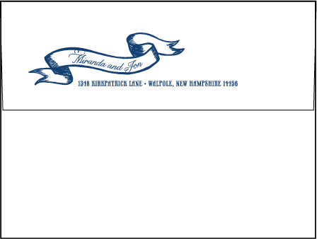 Popular Country Letterpress Envelope Design Medium