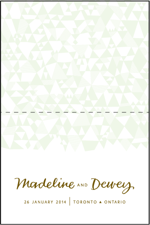 Popular Quilt Letterpress Program Design Medium