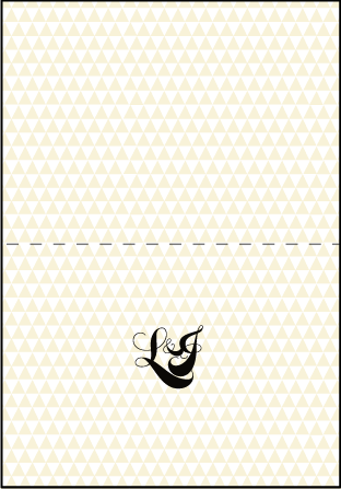 Pyramid Letterpress Thank You Card Fold Design Medium