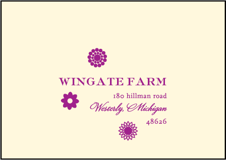 Rangoli Letterpress Reply Envelope Design Medium