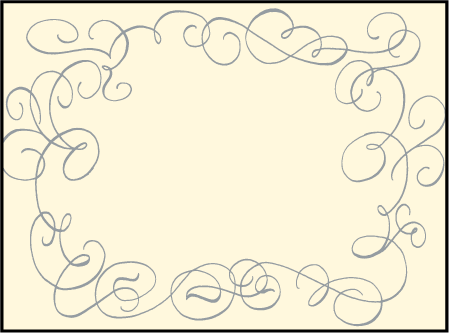 Revival Calligraphy Letterpress Favor Card Design Medium