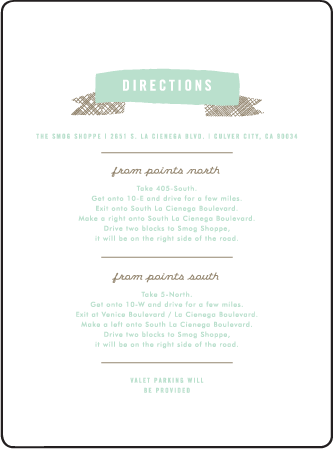 Ribbon Letterpress Direction Design Medium
