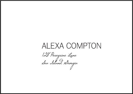 Ribbon Heart Letterpress Reply Envelope Design Medium