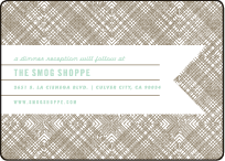 Ribbon Letterpress Reception Design Medium