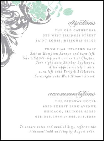 Rococo Elegance Letterpress Direction Design Medium