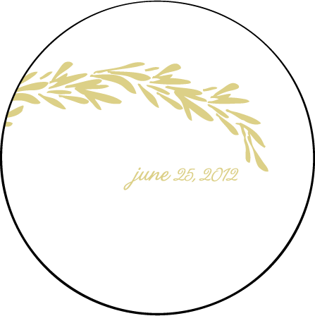 Rosemary Letterpress Coaster Design Medium