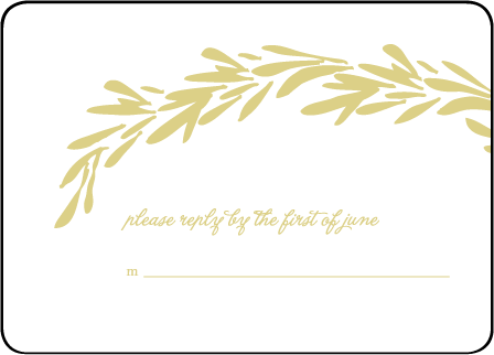Rosemary Letterpress Reply Design Medium