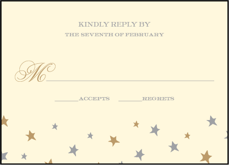 Royal Night Letterpress Reply Design Medium