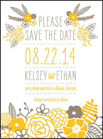 Rustic Jolene Letterpress Save The Date Design Medium