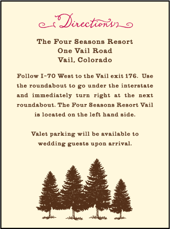 Rustic Lookout Letterpress Direction Design Medium