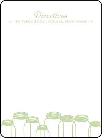Rustic Summer Letterpress Direction Design Medium