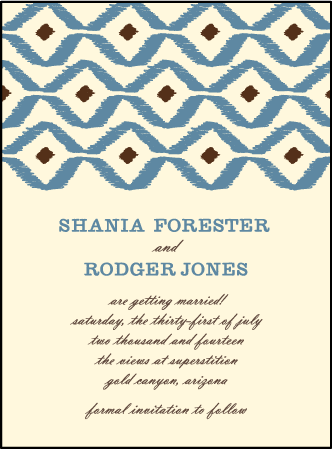 Santa Fe Letterpress Save The Date Design Medium