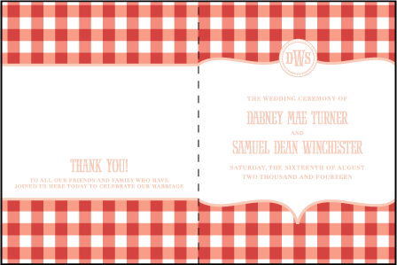Savannah Letterpress Program Design Medium