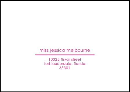 Shelby Letterpress Reply Envelope Design Medium
