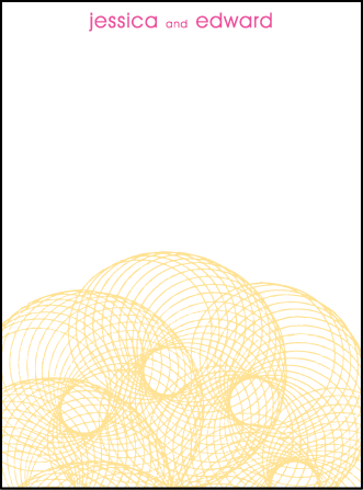 Shelby Letterpress Thank You Card Flat Design Medium