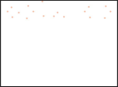 Simple Dot Letterpress Favor Card Design Medium