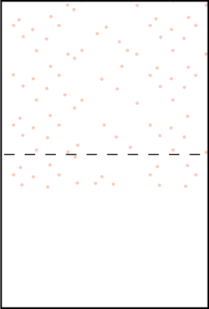 Simple Dot Letterpress Placecard Fold Design Medium