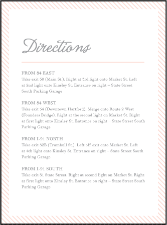 Simple Stripes Letterpress Direction Design Medium