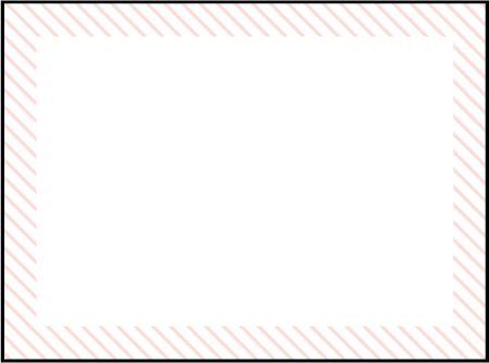 Simple Stripes Letterpress Favor Card Design Medium