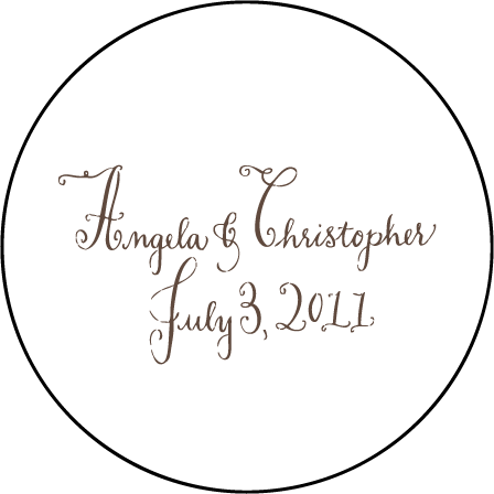 Sobelle Calligraphy Letterpress Coaster Design Medium