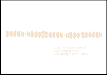 Solina Letterpress Reply Envelope Design Medium