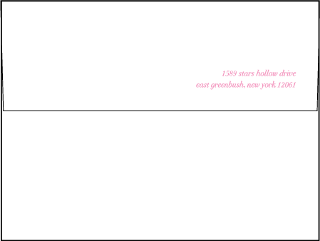 Storybook Romance Letterpress Envelope Design Medium