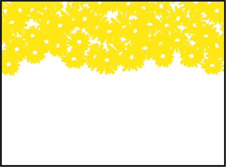 Sweet Daisy Letterpress Placecard Flat Design Medium