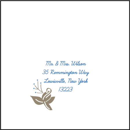 Sweet Heart Letterpress Reply Envelope Design Medium