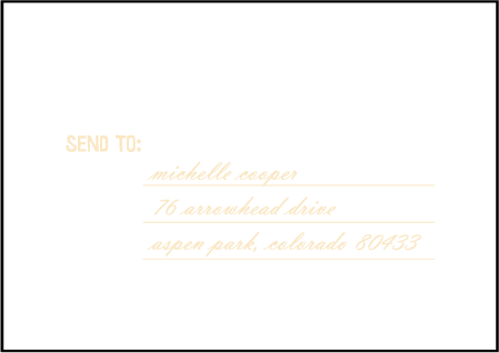 Sweet Lorna Letterpress Reply Envelope Design Medium